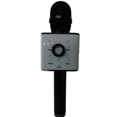 Microfono Parlante Inalambrico Bluetooth Para Karaoke Negro