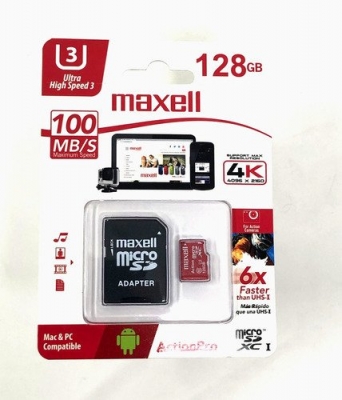 MEMORIA MICRO SD DE 128GB MAXELL